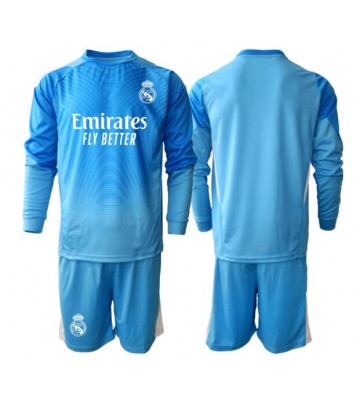 Real Madrid Målmand Hjemmebanetrøje Børn 2025-26 Langærmet (+ Korte bukser)